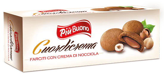 PIU BUONO CUORDICREMA 150g lískovo-oříškové