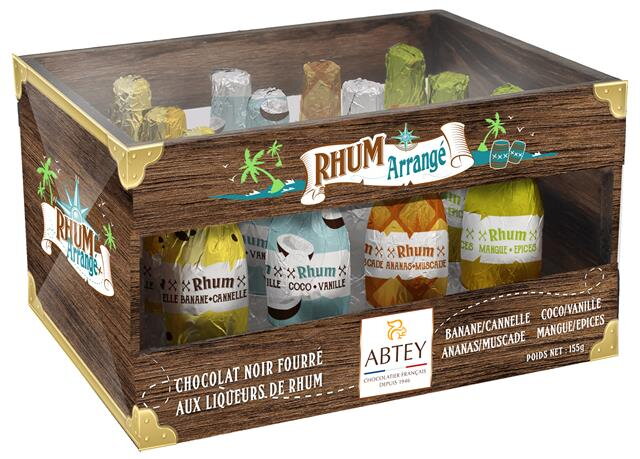 ABTEY RHUM COCTAILS 155g likérové lahvičky/debnička