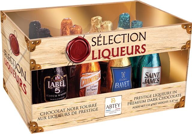 ABTEY LIQUERS SELECTIONS 155g likérové lahvičky/debnička