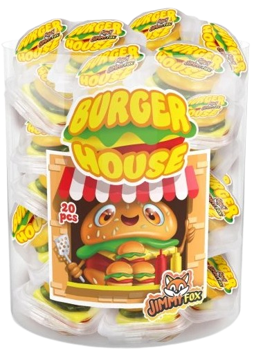 BURGER HOUSE 50g želé cukrovinka (Balení:20ks 1ks od 16Kč)