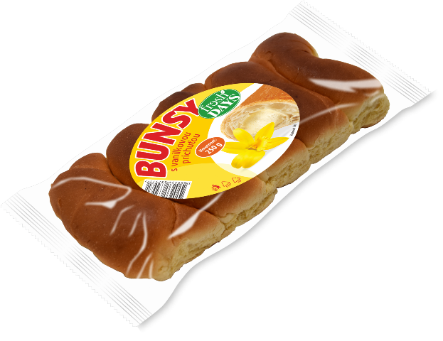 BUNSY 250g vanilkové buchtičky BUNSY 250g vanilkové buchtičky