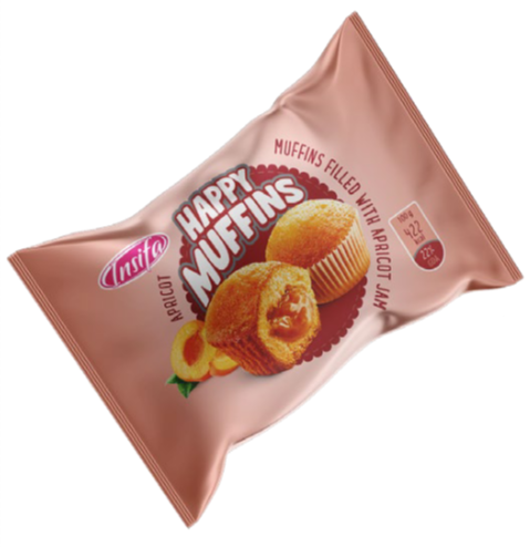 HAPPY MUFFINS 40g meruňkové pečivo HAPPY MUFFINS 40g meruňkové pečivo