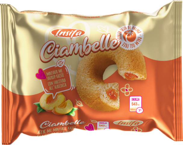 CIAMBELLE DONUT 40g meruňkové pečivo CIAMBELLE DONUT 40g meruňkové pečivo