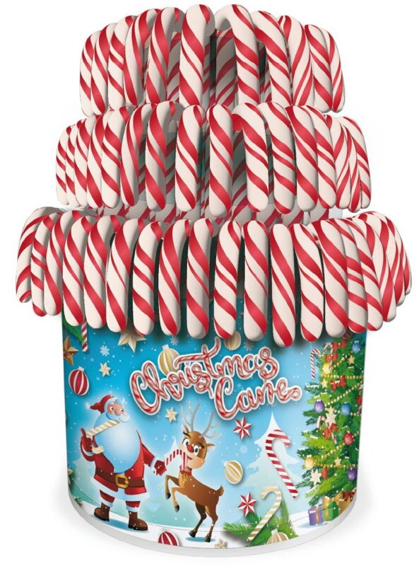 CHRISTMAS CANE 14g lízatko (Balenie:100ks 1ks od 0,175eur)