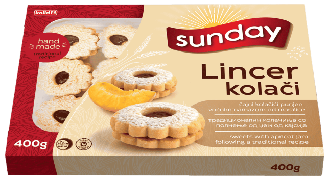 SUNDAY LINCER 400g linecké koláče SUNDAY LINCER 400g linecké koláče