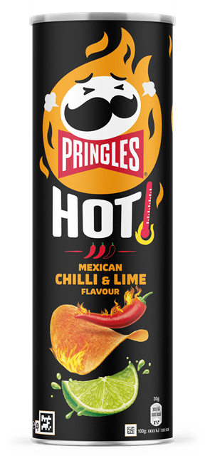 PRINGLES CHILLI&LIME 165g pálivé s limetkou PRINGLES CHILLI&LIME 165g pálivé s limetkou