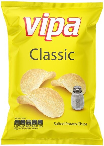 VIPA CLASSIC 75g slané chipsy VIPA CLASSIC 75g slané chipsy