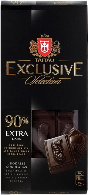 TAITAU EXCLUSIVE 100g 90% čokoláda