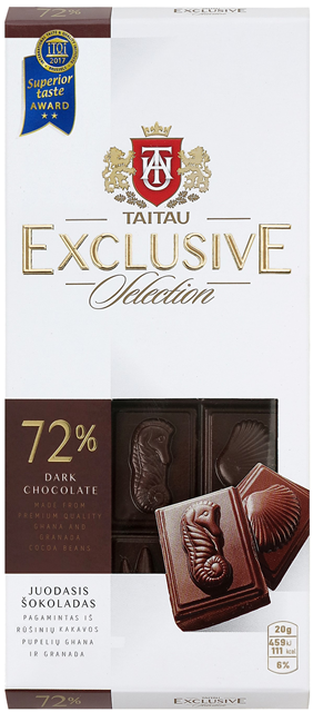 TAITAU EXCLUSIVE 100g 72% čokoláda