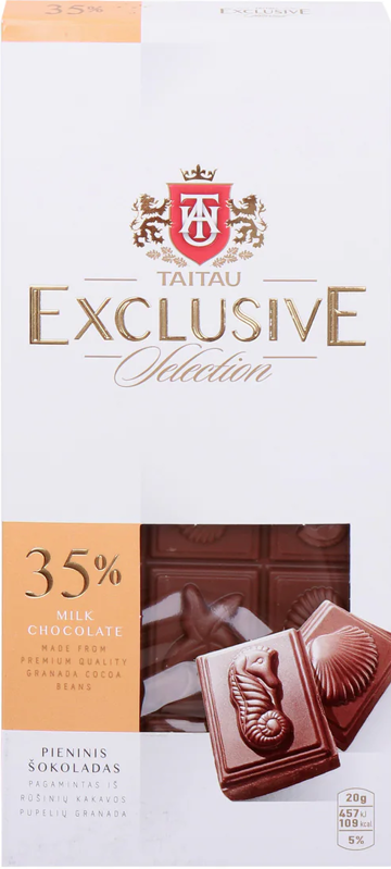 TAITAU EXCLUSIVE 100g 35% čokoláda