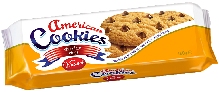 AMERICAN COOKIES 160g čokoládové sušenky AMERICAN COOKIES 160g čokoládové sušenky