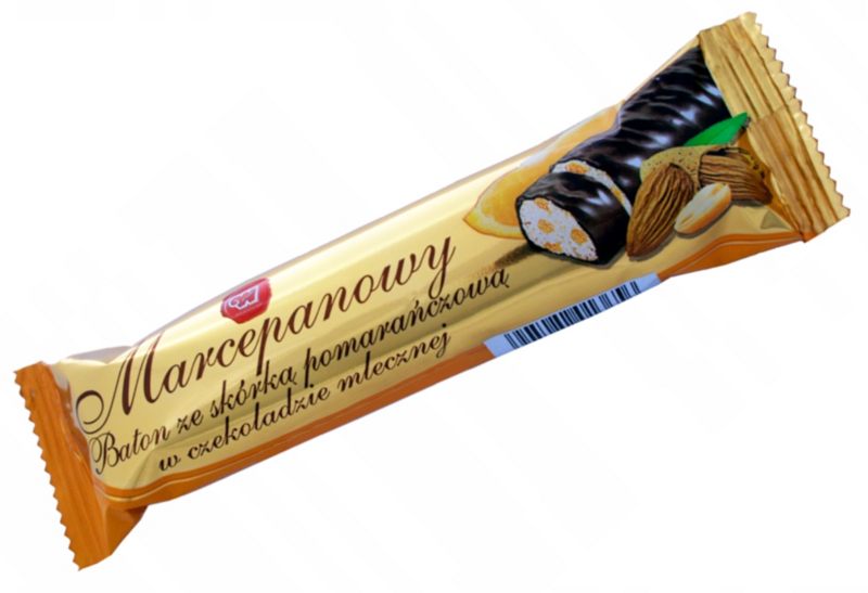 MARCIPÁNOVÁ TYČINKA 90g pomeranč MARCIPÁNOVÁ TYČINKA 90g pomeranč