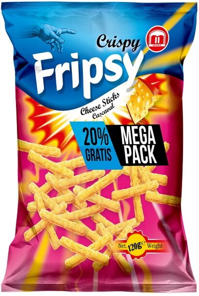 FRIPSY SYR 120g slané tyčinky FRIPSY SYR 120g slané tyčinky