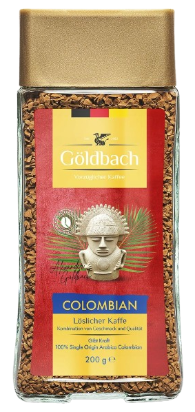 GÖLDBACH COLOMBIAN 200g instantná káva GÖLDBACH COLOMBIAN 200g instantná káva