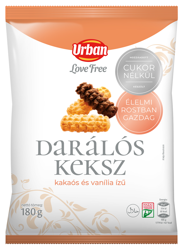 LOVE FREE DERALOS 180g sušenky bez cukru LOVE FREE DERALOS 180g sušenky bez cukru