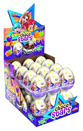 CHOCO STAR 20g vajíčko s překvapením (Balení:24ks 1ks od 5,90Kč) CHOCO STAR 20g vajíčko s překvapením (Balení:24ks 1ks od 5,90Kč)