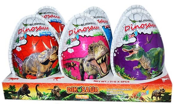 DINOSAURUS XXXL 20g hračka+cukrovinky (Balení:6ks 1ks od 55Kč)