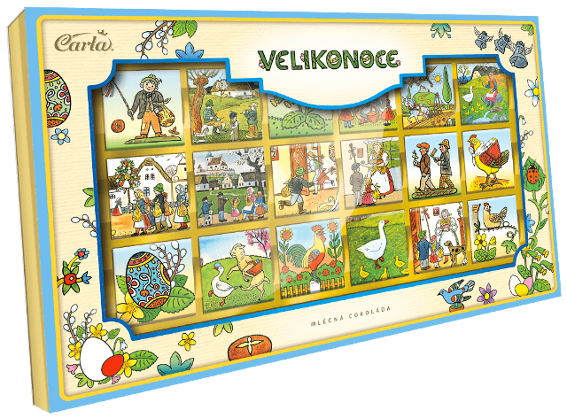 VELIKONOCE / LADA 90g mléčné čokoládky