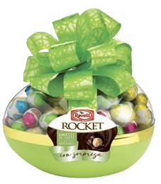 ROVELLI VAJCE 270g lískooříšková vajíčka (plast)
