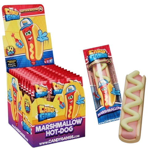 CANDY GANGS HOT DOG 18g cukrovinka (Balení:30ks 1ks=5,90Kč) CANDY GANGS HOT DOG 18g cukrovinka (Balení:30ks 1ks=5,90Kč)