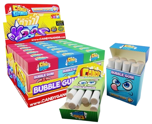 CANDY GANGS MAGIC PUFF 28g zvýkačky (Balení:21ks 1ks=8,50Kč) CANDY GANGS MAGIC PUFF 28g zvýkačky (Balení:21ks 1ks=8,50Kč)