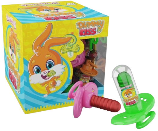 BUNNY KISS 4,5g lízako s hračkou (Balení:20ks 1ks=6Kč) BUNNY KISS 4,5g lízako s hračkou (Balení:20ks 1ks=6Kč)
