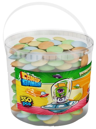 CANDY GANGS UFO 1g cukrovinka (Balení:350ks 1ks=1,20Kč) CANDY GANGS UFO 1g cukrovinka (Balení:350ks 1ks=1,20Kč)