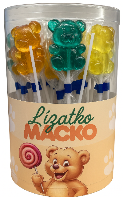 MACKO 20g ovocné lízátko (Balení:38ks 1ks od 5,90Kč)