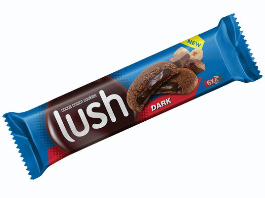 LUSH DARK 51g lískooříškové sušenky LUSH DARK 51g lískooříškové sušenky