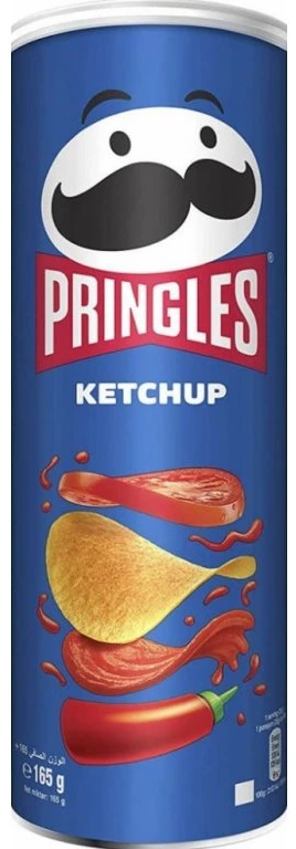 PRINGLES KEČUP 165g kečupové chipsy