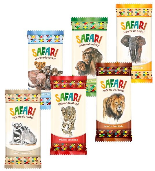 CARLA SAFARI 20g mléčná čokoláda CARLA SAFARI 20g mléčná čokoláda