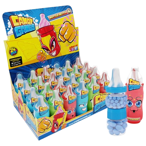 CANDY GANGS BOTTLE BETTY 25g cukrovinka (Balení:24ks 1ks=17,90Kč) CANDY GANGS BOTTLE BETTY 25g cukrovinka (Balení:24ks 1ks=17,90Kč)