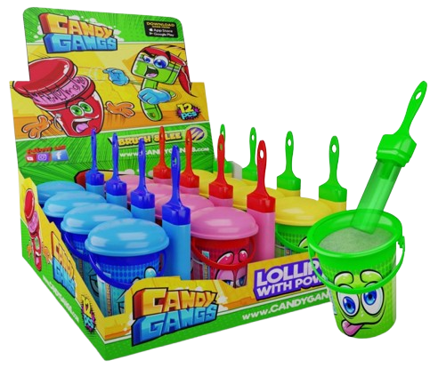 CANDY GANGS BRUSH & LEE 33g lízátko s práškem (Balení:24ks 1ks=25Kč) CANDY GANGS BRUSH & LEE 33g lízátko s práškem (Balení:24ks 1ks=25Kč)