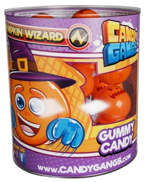 CANDY GANGS PUMKIN WIZARD 10g cukrovinka (Balení:30ks 1ks=3Kč) CANDY GANGS PUMKIN WIZARD 10g cukrovinka (Balení:30ks 1ks=3Kč)