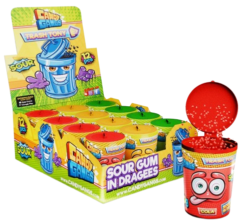 CANDY GANGS TRASH TONY 30g zvýkačky (Balení:12ks 1ks=13Kč) CANDY GANGS TRASH TONY 30g zvýkačky (Balení:12ks 1ks=13Kč)