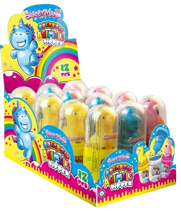 CANDY GANGS RAINBOWS ANIMALS 40g lizátko s práškem (Balení:12ks 1ks=21,50Kč) CANDY GANGS RAINBOWS ANIMALS 40g lizátko s práškem (Balení:12ks 1ks=21,50Kč)