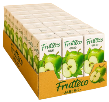 FRUTTECO APPLE 200ml jablkový nápoj (Baleni:27ks 1ks=6,90Kč) FRUTTECO APPLE 200ml jablkový nápoj (Baleni:27ks 1ks=6,90Kč)