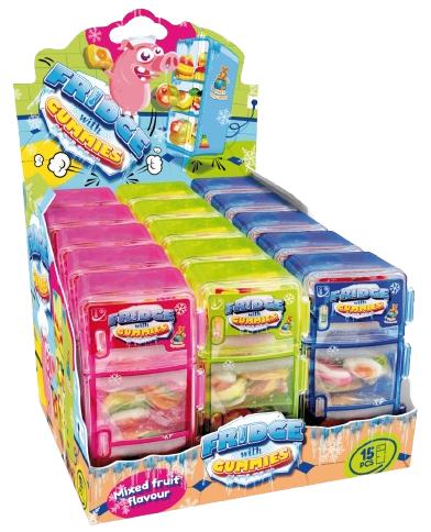 FRIDGE WITH GUMMIES 40g želé cukrovinky (Baleni:15ks 1ks=22Kč) FRIDGE WITH GUMMIES 40g želé cukrovinky (Baleni:15ks 1ks=22Kč)