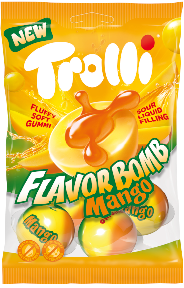 TROLLI BOMB 75g mango želé TROLLI BOMB 75g mango želé
