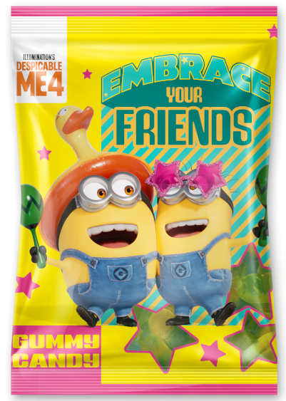 MINIONS FRIENDS 175g želé bonbóny MINIONS FRIENDS 175g želé bonbóny