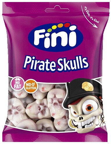 PIRATE SKULLS 90g želé bonbóny PIRATE SKULLS 90g želé bonbóny
