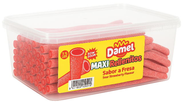 DAMEL MAXI 24g jahoda kyselá (Balení:75ks 1ks od 4,30Kč) DAMEL MAXI 24g jahoda kyselá (Balení:75ks 1ks od 4,30Kč)