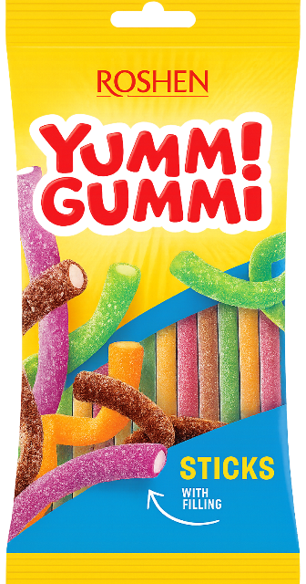 YUMM GUMMI TWIST 70g duhové pendreky