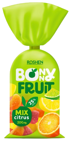 BONNY FRUIT CITRUS MIX 200g želé bonbóny BONNY FRUIT CITRUS MIX 200g želé bonbóny