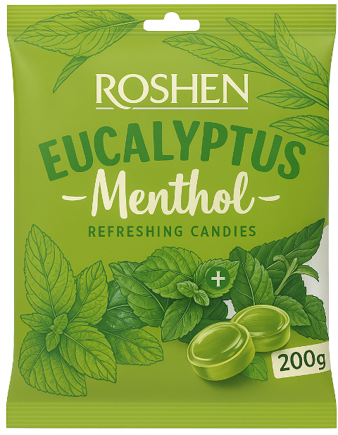ROSEN EUCALYPTUS 200g mentolové bonbóny ROSEN EUCALYPTUS 200g mentolové bonbóny