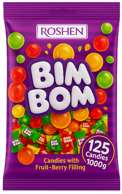 ROSEN BIM BOM 1kg ovocné bonbóny ROSEN BIM BOM 1kg ovocné bonbóny
