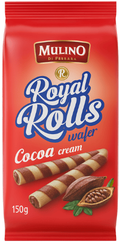 MULINO ROYAL ROLLS 150g kakaové trubičky