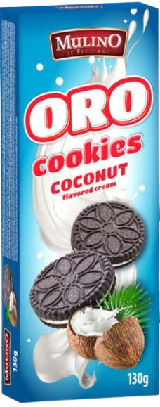 MULINO COOKIES 130g kokosové sušenky