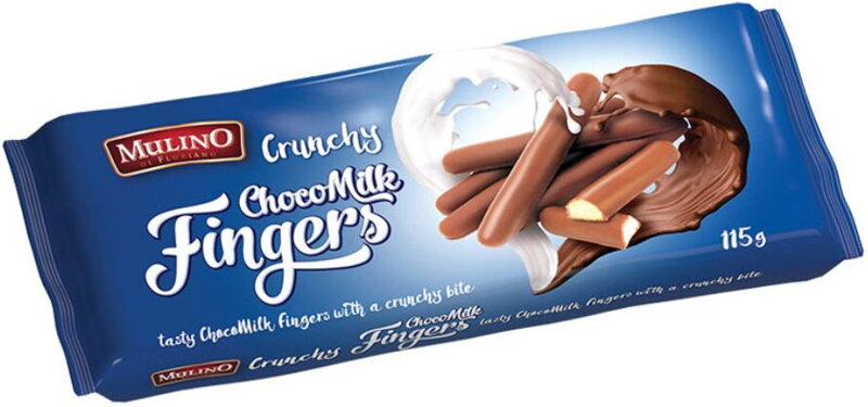MULINO FINGERS 115g mléčné paličky MULINO FINGERS 115g mléčné paličky