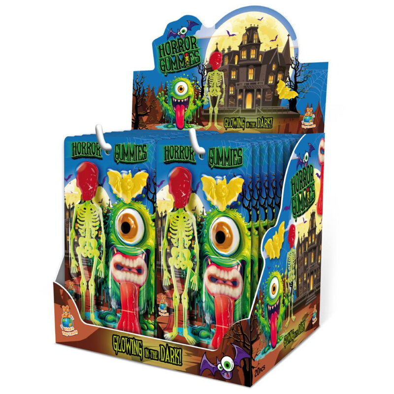 HORROR GUMMY 22g želé cukrovinka (Baleni:20ks 1ks=12,90Kč)